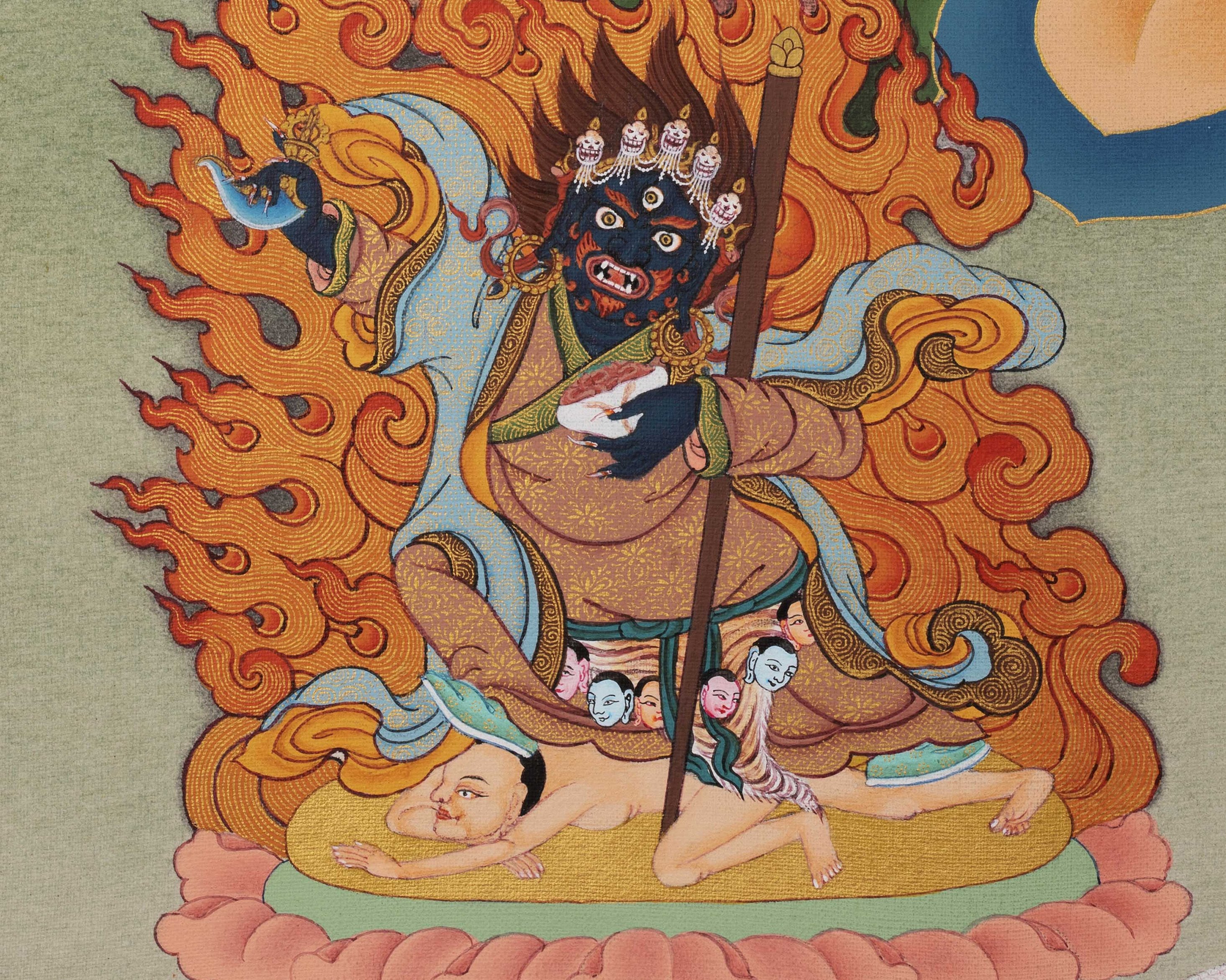 Sitatapatra Thangka | The White Umbrella Tara | Tibetan Art Prints