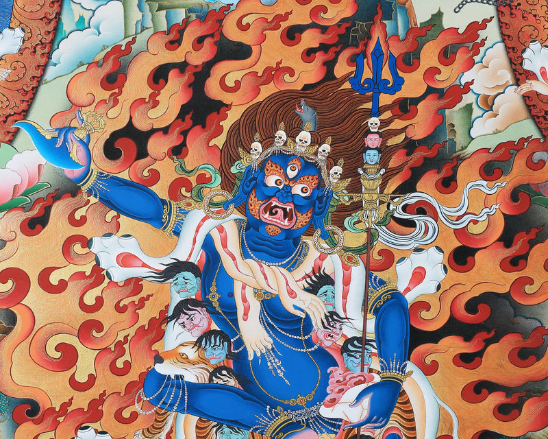 Troma Nagmo Dakini Thangka | High Quality Giclee Canvas Print | Yogini Print