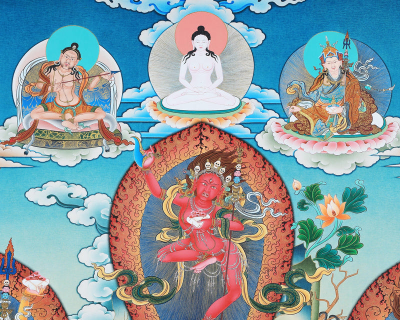 Troma Nagmo Dakini Thangka | High Quality Giclee Canvas Print | Yogini Print