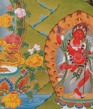 Mipham Wangdu Thangka Print | Tibetan Yidam Thangka
