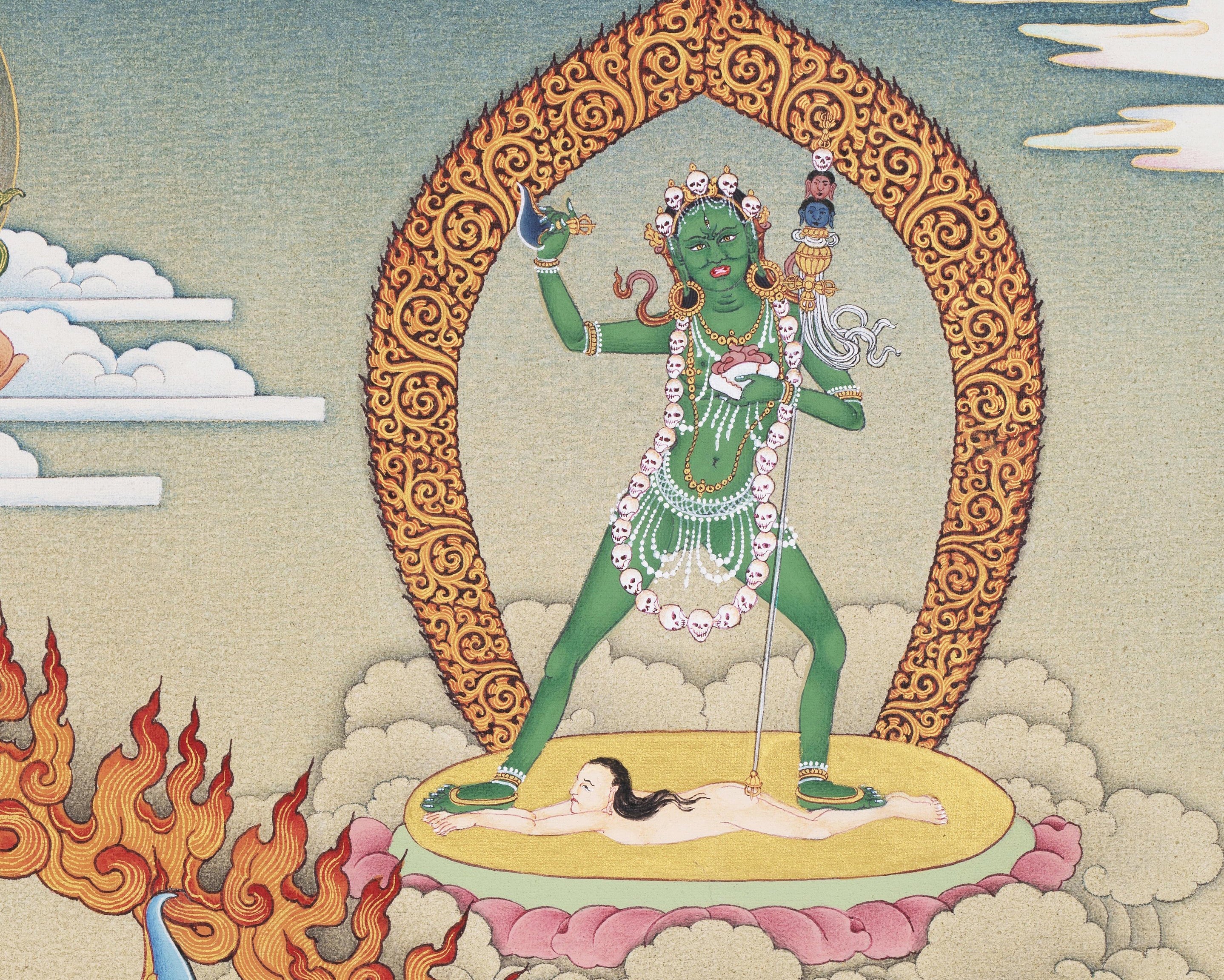 Chakrasamvara Vajravarahi Dakini | Digital Thangka Print