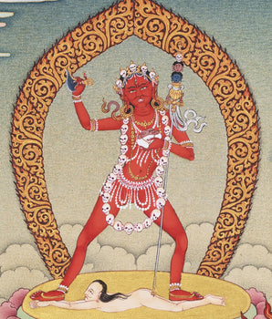 Chakrasamvara Vajravarahi Dakini | Digital Thangka Print