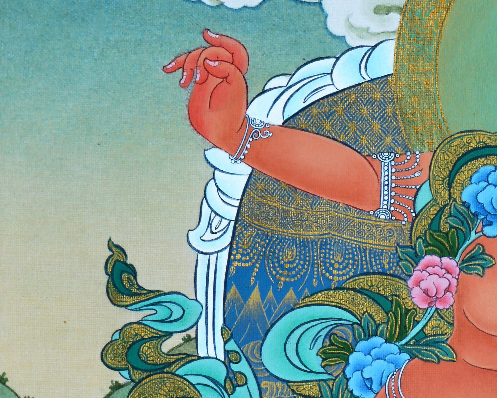 Mahasiddha Virupa Thangka | Tibetan Buddhist Master