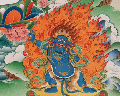 Arya Avalokiteshvara and the Bodhisattvas | High-Quality Thangka Painting Print