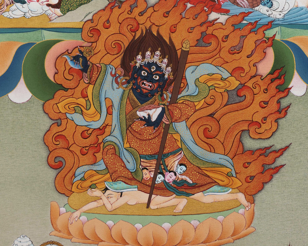 Sitatapatra Thangka | The White Umbrella Tara | Tibetan Art Prints