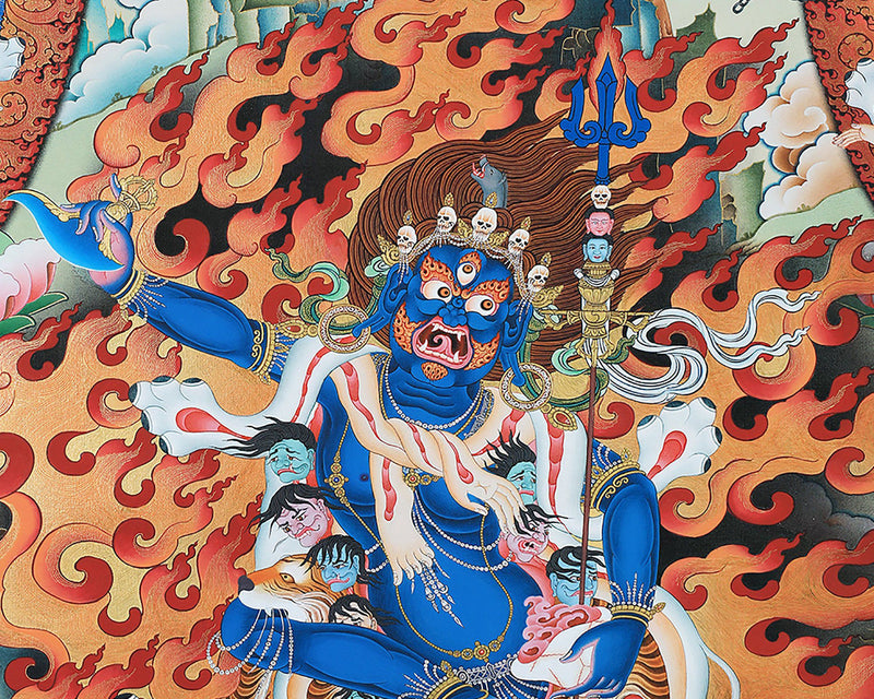 Troma Nagmo Dakini Thangka | High Quality Giclee Canvas Print | Yogini Print