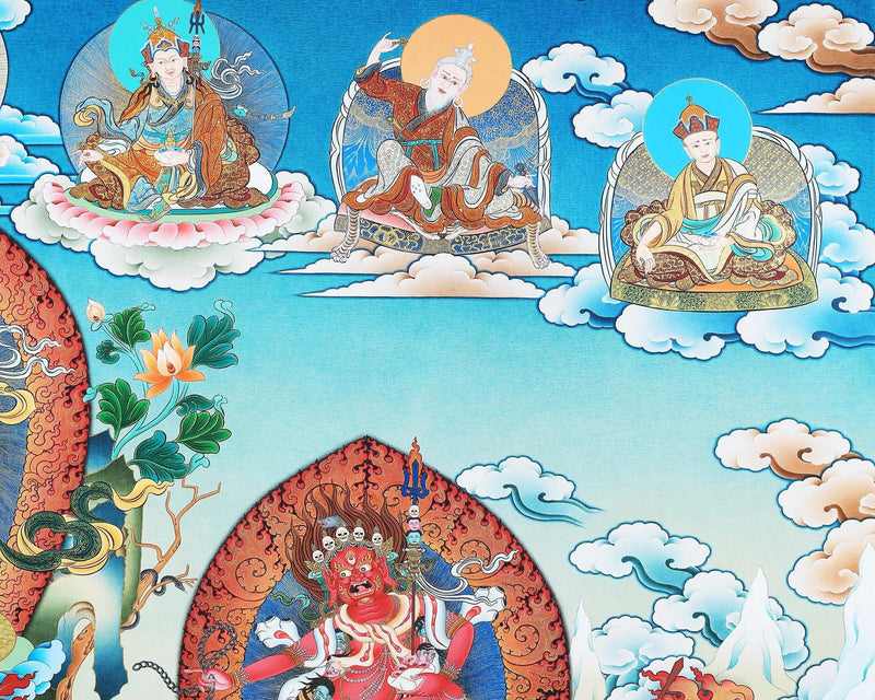 Troma Nagmo Dakini Thangka | High Quality Giclee Canvas Print | Yogini Print