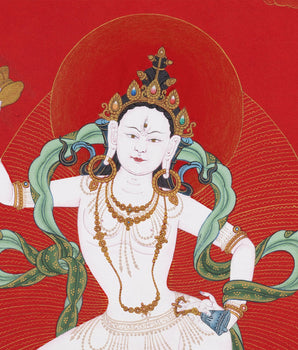 Machig Labdron Thangka | Tibetan Thangka Painting | Buddhist Art