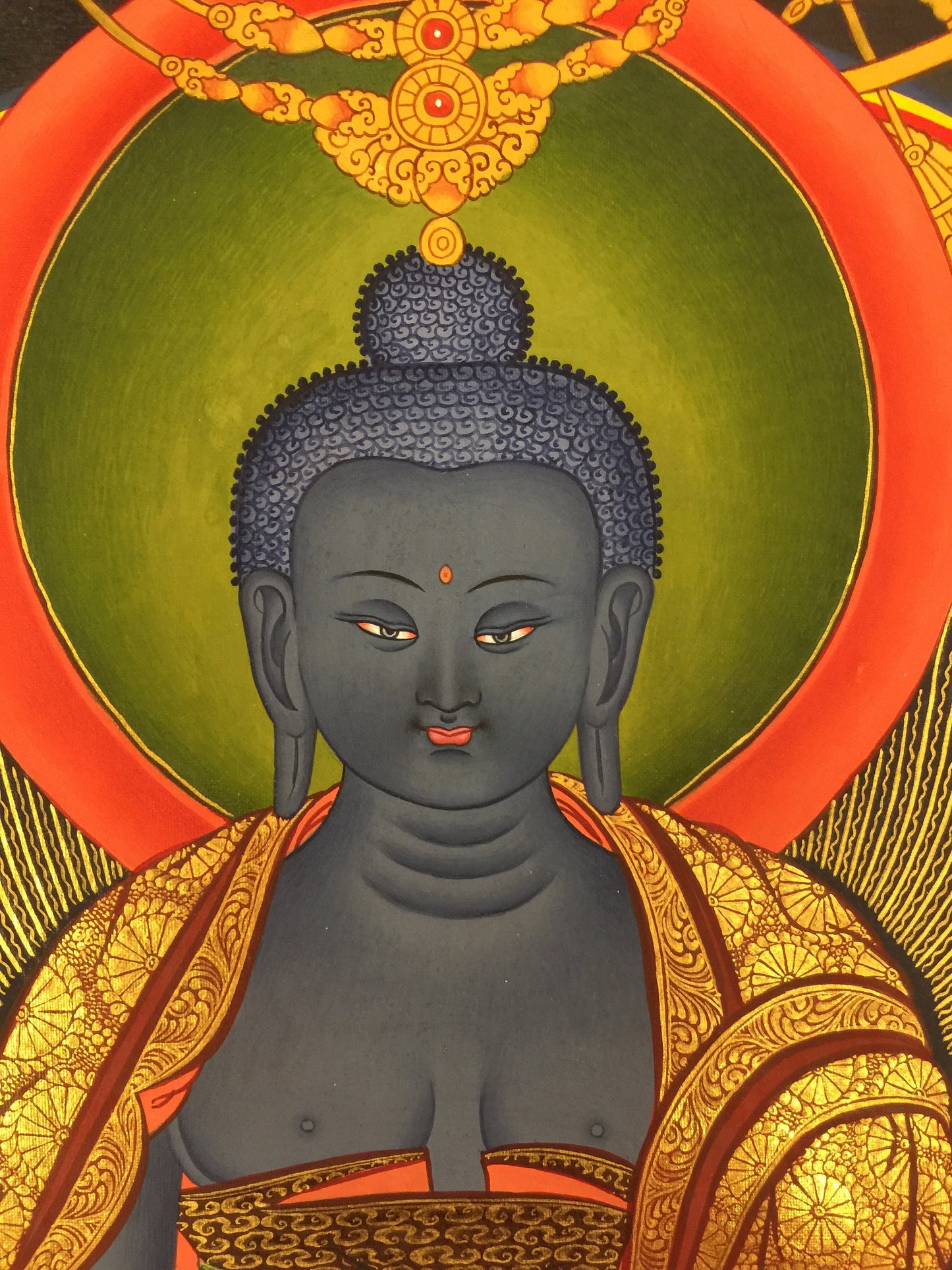 Fine Quality Thangka Of Medicine Buddha | Bhaisajyaguru