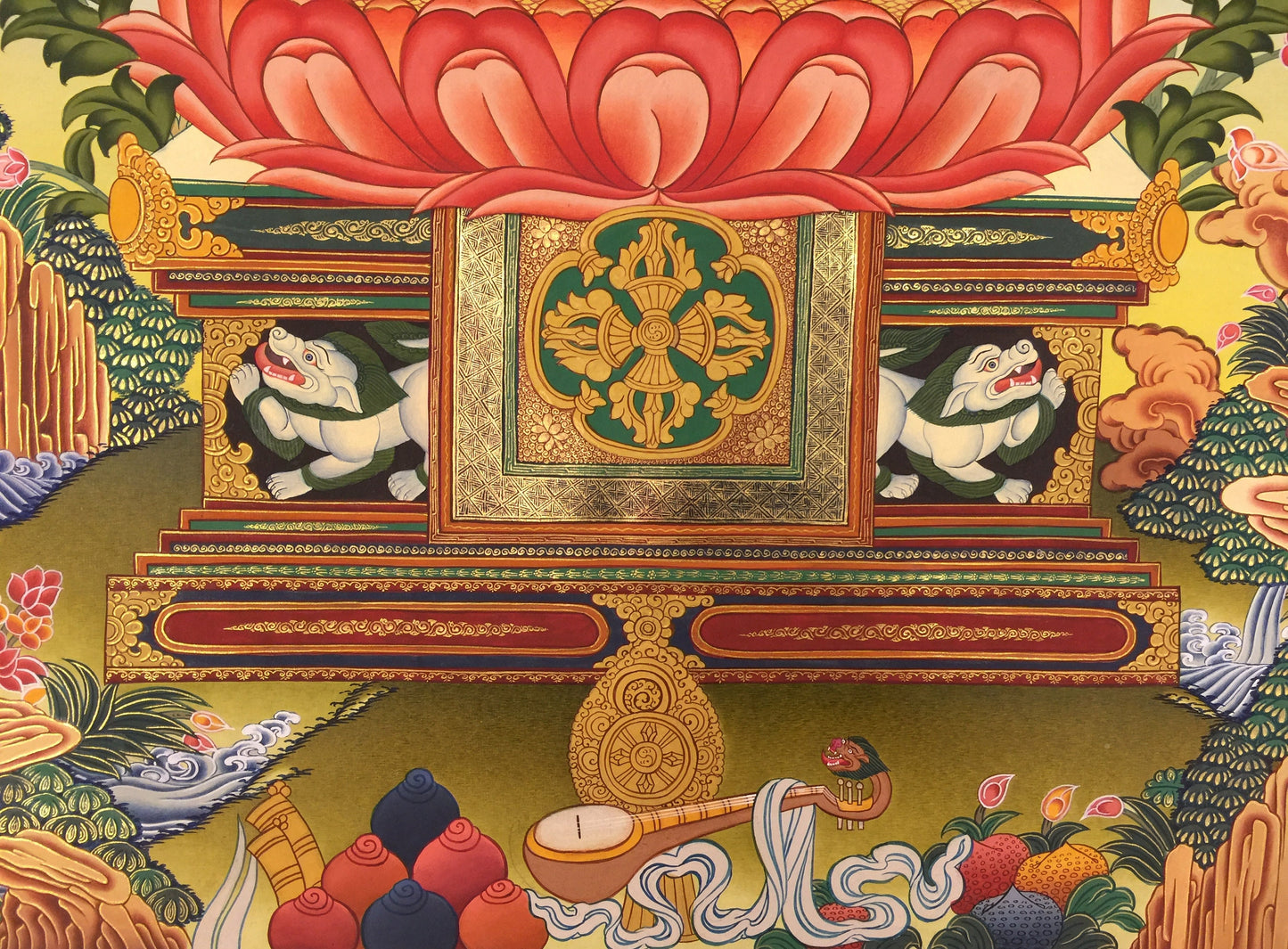 Fine Quality Thangka Of Medicine Buddha | Bhaisajyaguru