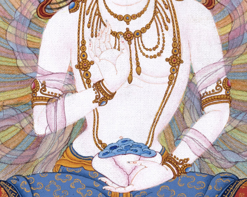 Yeshe Tsogyal Thangka, Tibetan Thangka Painting, Dakini