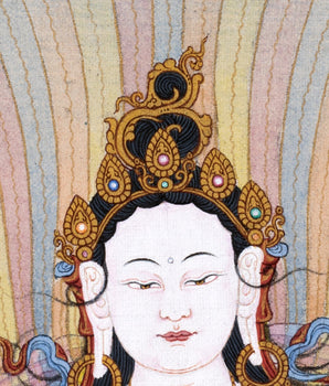 Yeshe Tsogyal Thangka, Tibetan Thangka Painting, Dakini