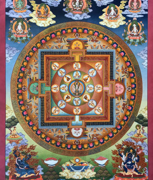 Lokeshvara Mandala Thangka | Tibetan Buddhist Craft