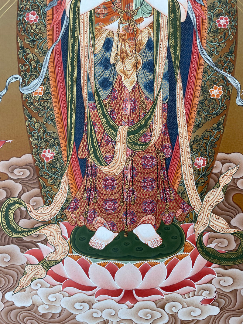 Goddess of Mercy | Japanese  Style Thangka