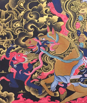 Original Palden Lhamo  | Buddhist Wall Deocr