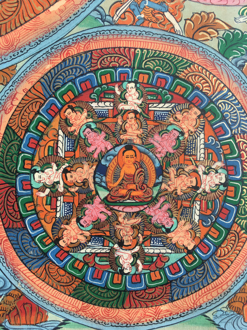 Traditional Buddhist Mandala | Bright Colored Mandala