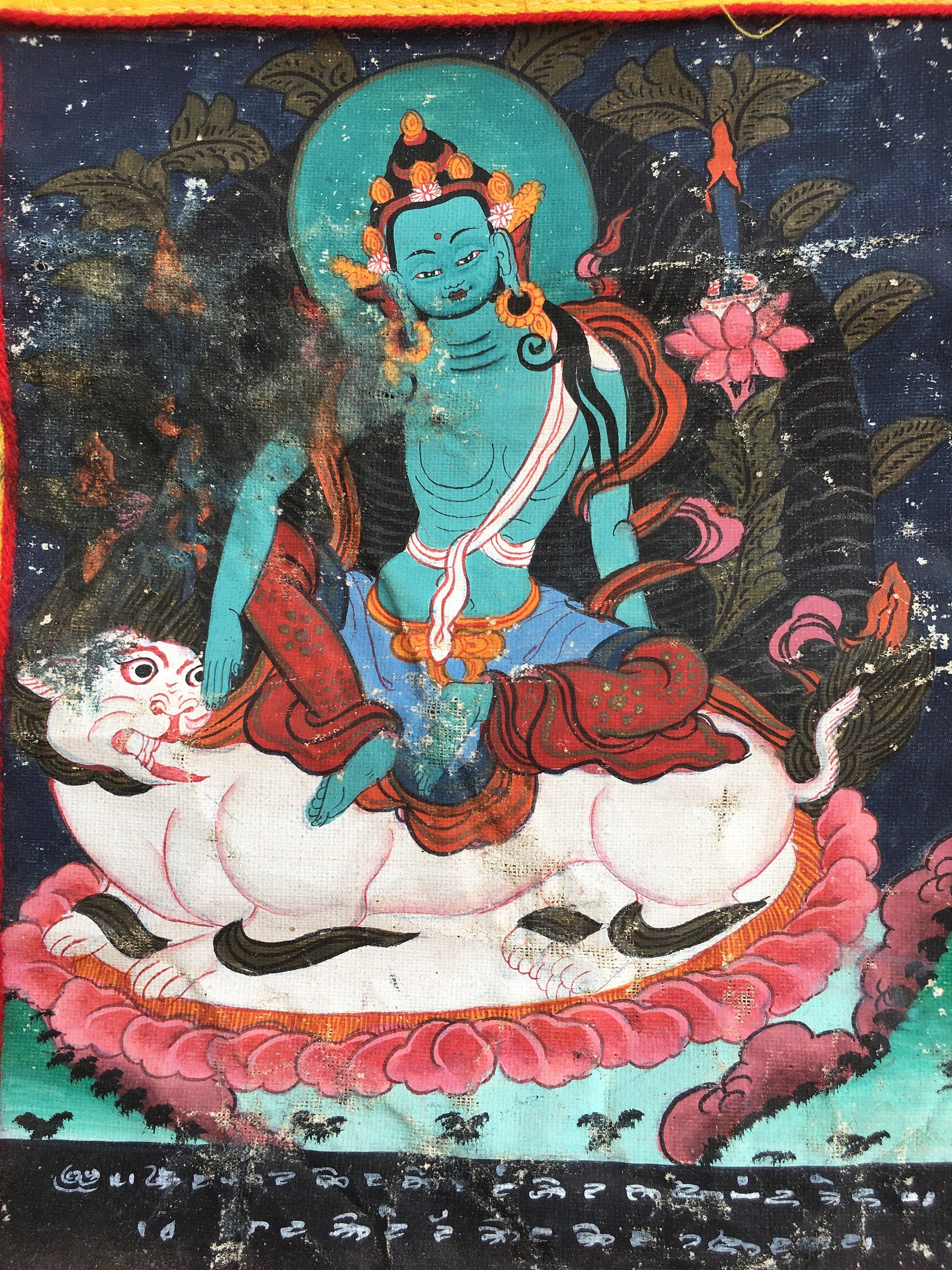 Arya Manjushri Thangka | Ritual Thangka Art