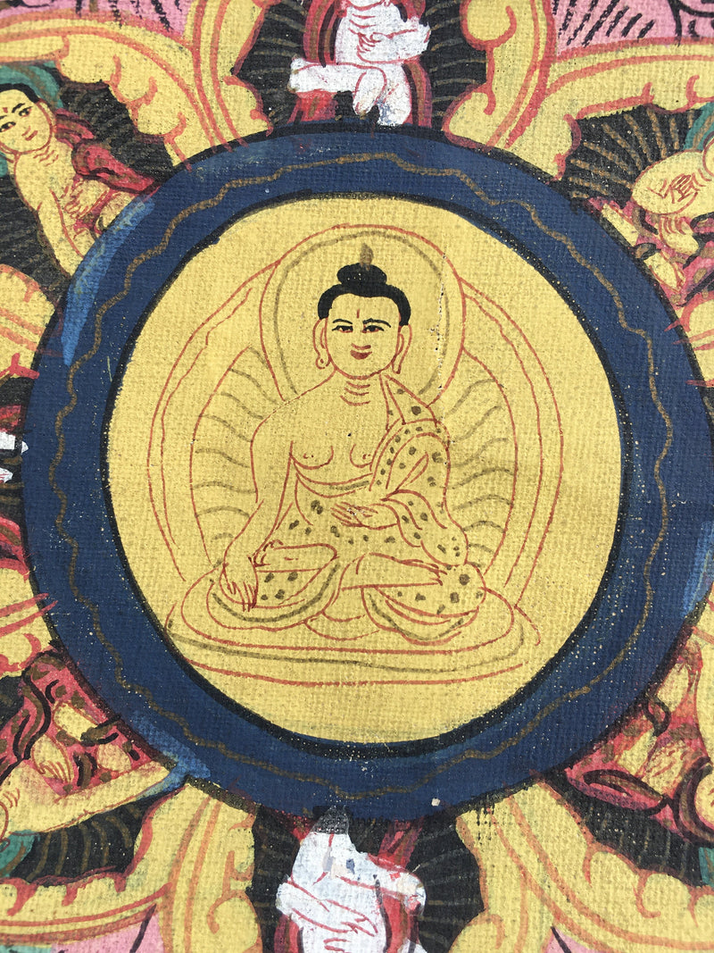 Buddhist Mandala | Tibetan Monks , Dakini , Mahakala and  Dharmapala