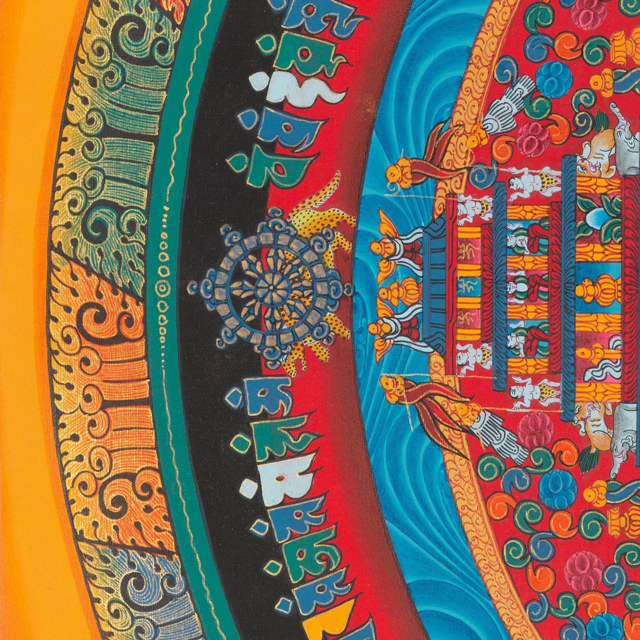 Kalachakra Mandala Thangka | Buddhist Art