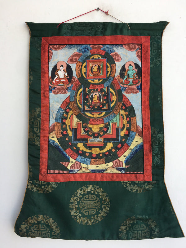 Vintage Mandala Thangka | Wall Decor