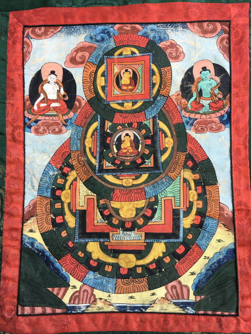 Vintage Mandala Thangka | Wall Decor