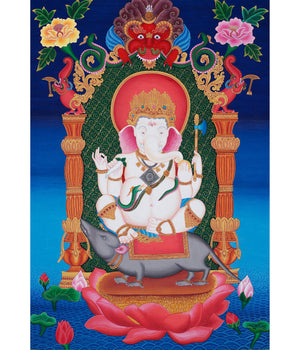 newari ganesh thangka