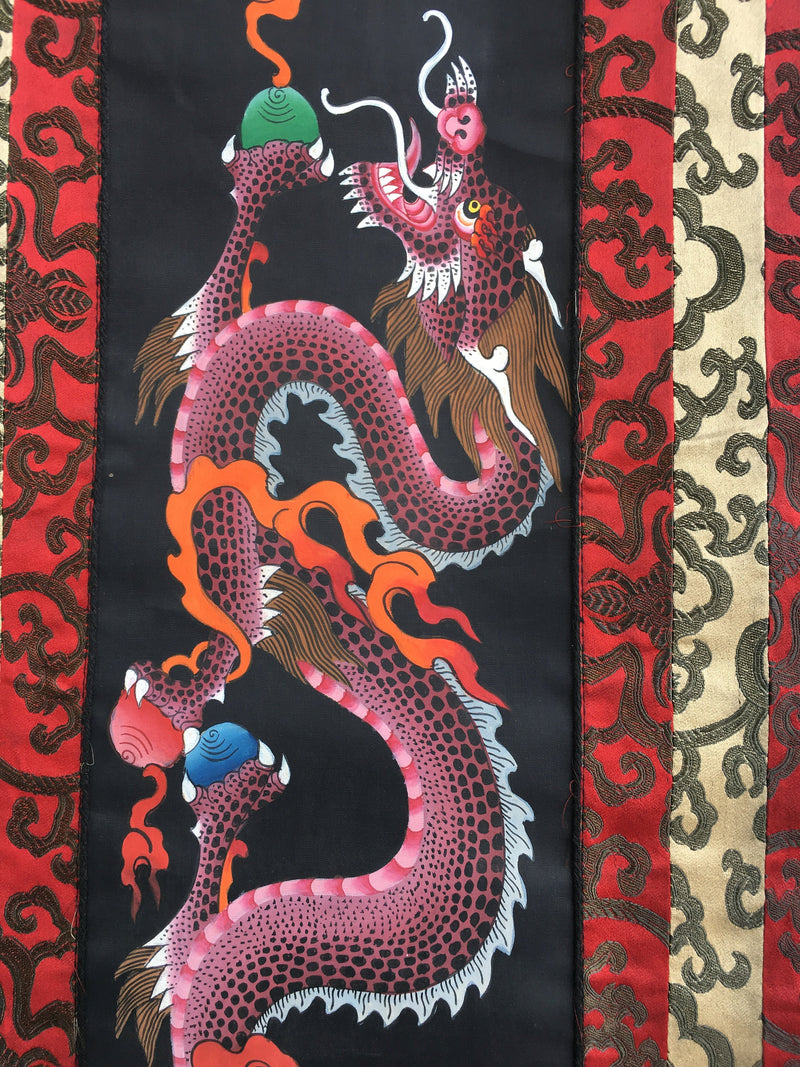Dragon Thangka Painting | Unique Art Painting for Meditation | Wall Decoration Painting