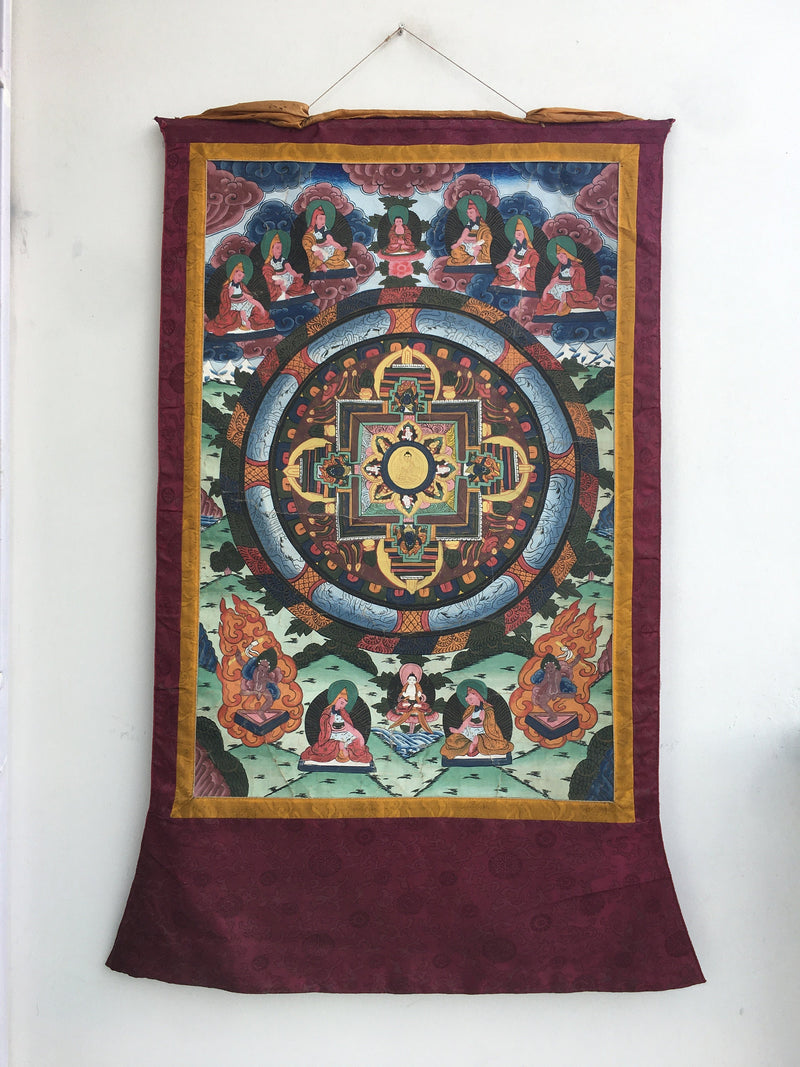 Buddhist Mandala | Tibetan Monks , Dakini , Mahakala and  Dharmapala