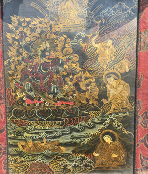 Vintage Mahakala Thangka | Wall Hanging
