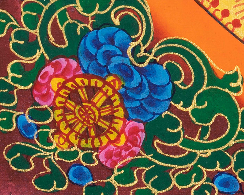 Mandala Art Thangka | Buddhist Kalachakra Mandala | Wall Hanging Decoration
