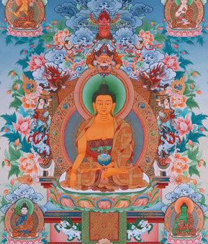 35 Buddhas Thangka For Confession | Nagarjuna Tradition | Eri Style Paiting