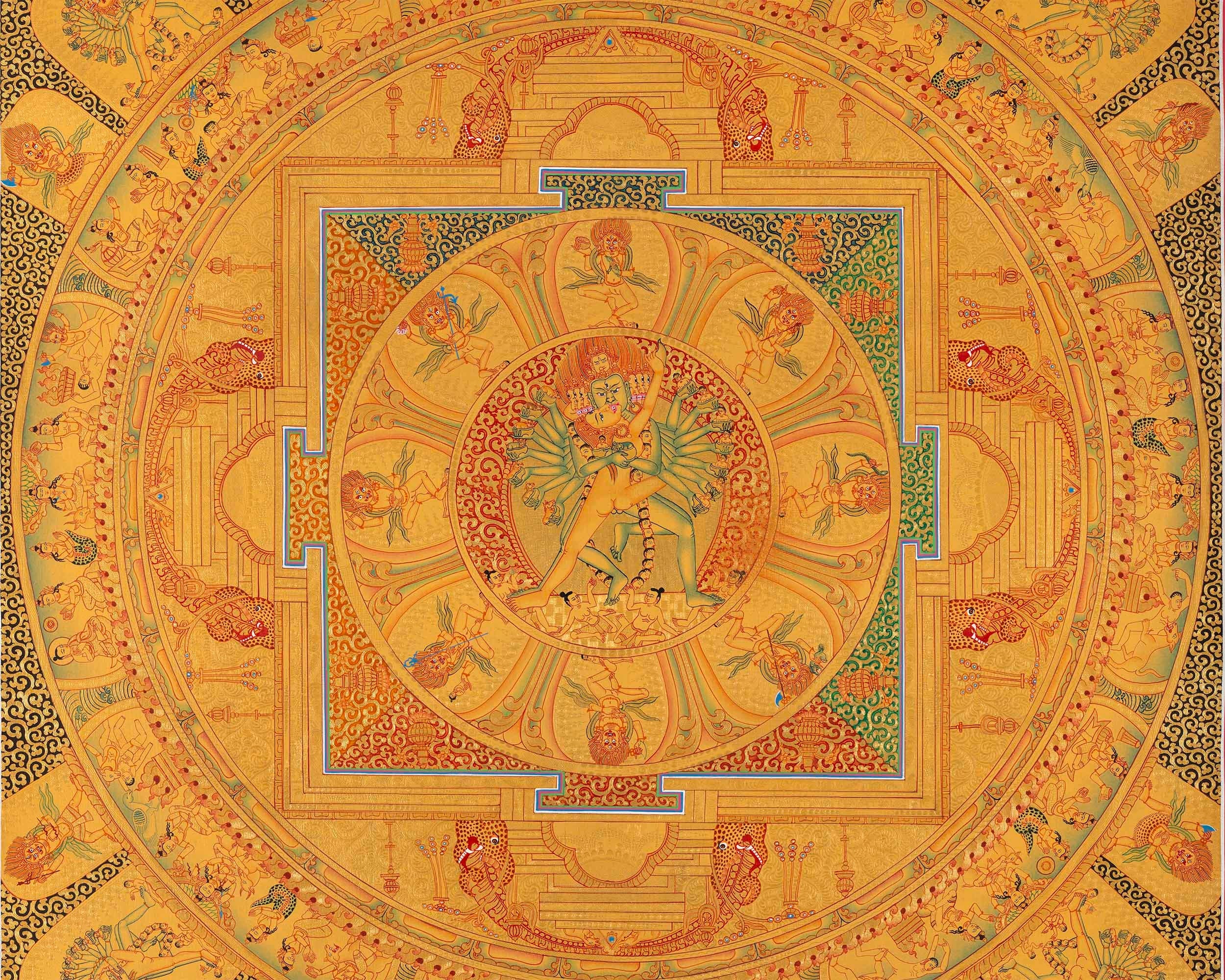 Hevajra Mandala | Buddhist Mandala for Positivity