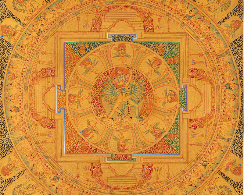 Hevajra Mandala | Buddhist Mandala for Positivity