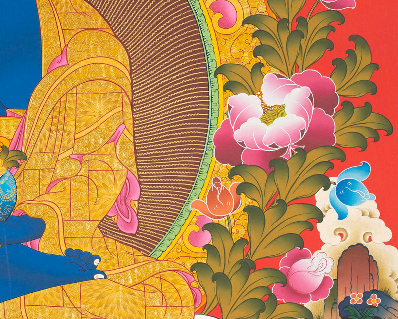Medicine Buddha Thangka | Healing Buddha