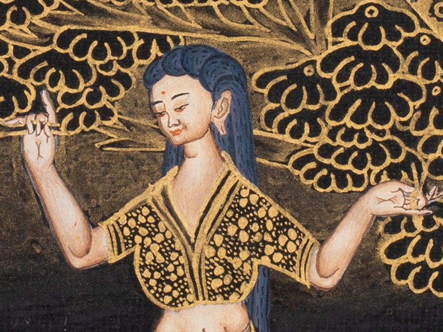 Mayadevi Wall Handing Mandala Thangka | Original Tibetan Painting