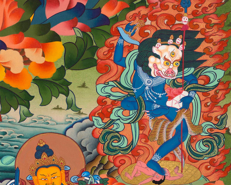 Guru Rinpoche Thangka | Eight Manifestation of Guru Padmasambhava