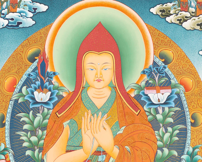 Je Tsongkhapa thangka Gelugpa Master