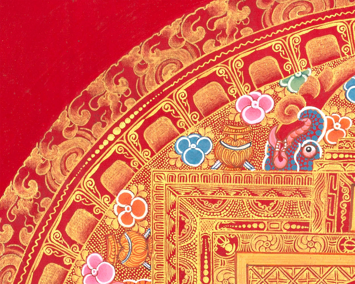 Manjushree Mandala |  Traditional Bodhisattva Thangka