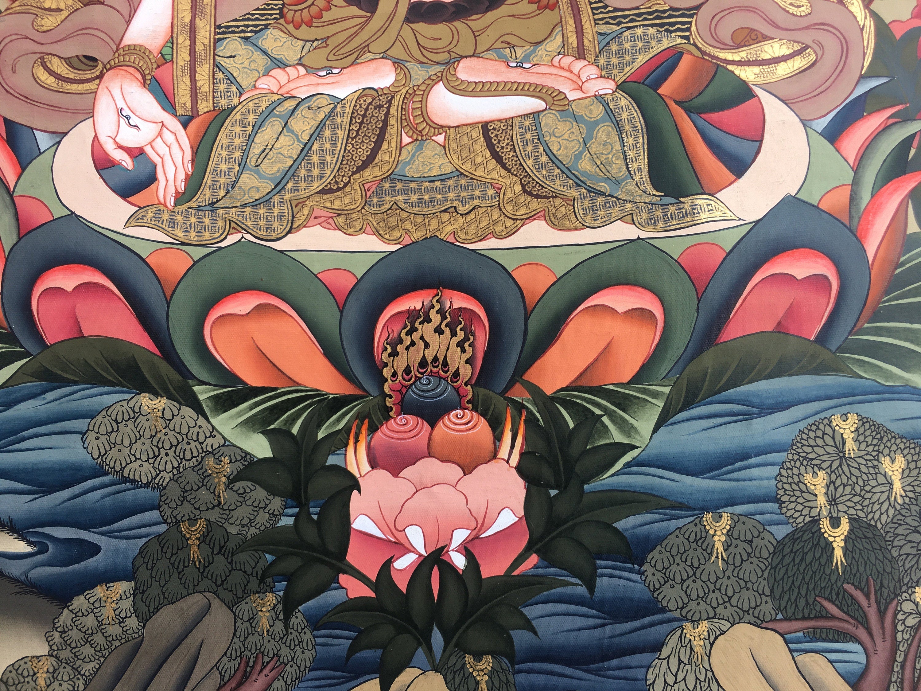 Tara Brocade Mounted Thangka  | Spiritual Gift for Buddhists
