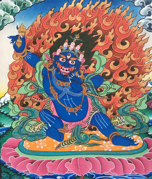 Bodhisattva Vajrapani Thangka | Wall Decor