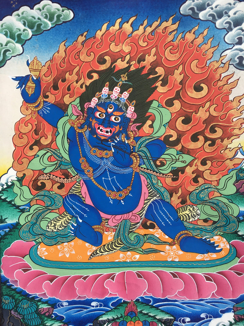Bodhisattva Vajrapani Thangka | Wall Decor