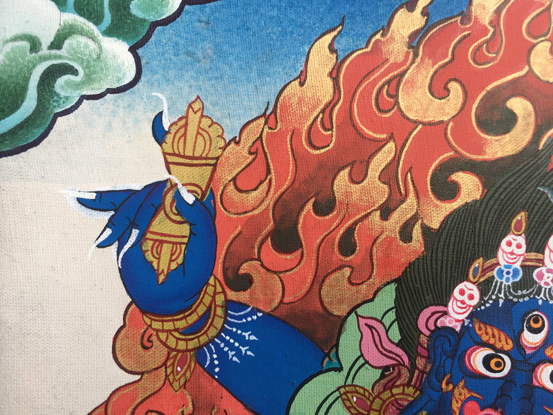 Bodhisattva Vajrapani Thangka | Wall Decor