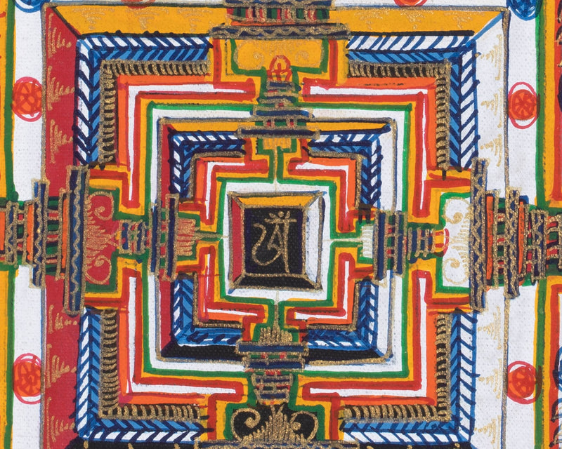 HandPainted Kalachakra Mandala | Mandala Thangka