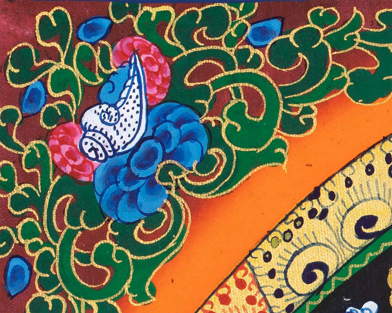 Mandala Art Thangka | Buddhist Kalachakra Mandala | Wall Hanging Decoration