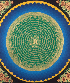 Om Mantra Mandala | Buddhist Wall Hanging