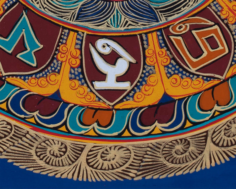 Vajra Mandala Thangka  |  Sacred Wall Decor