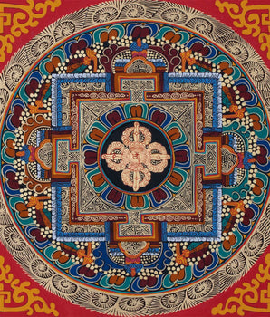 Vishava Vajra mandala| Tibetan Thangka Painting