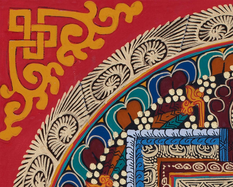 Vishava Vajra mandala| Tibetan Thangka Painting