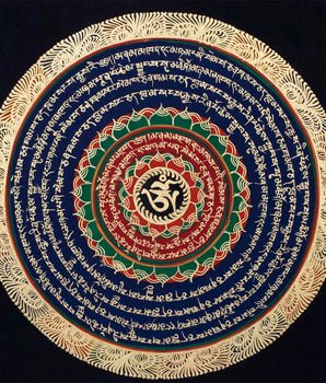 Round Mandala Thangka | Wall Decoration Painting