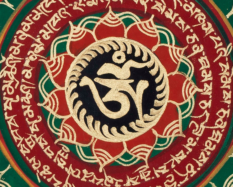 Round Mandala Thangka | Wall Decoration Painting
